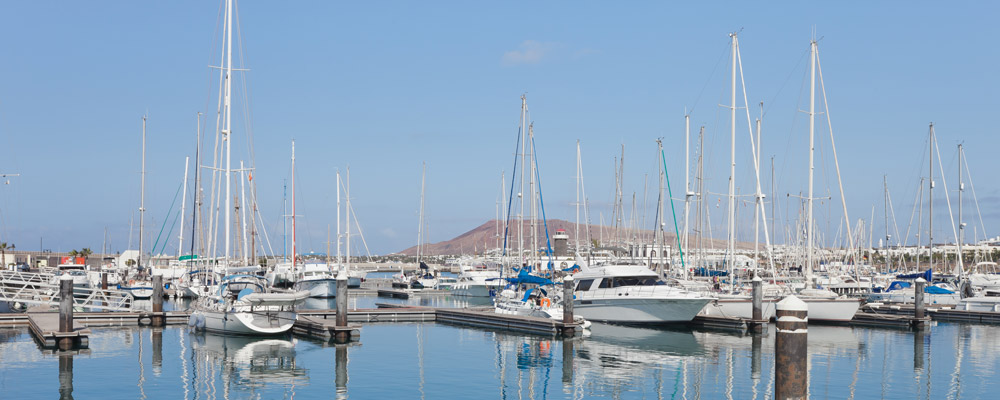 Boote im Yachthafen Marina Rubicón